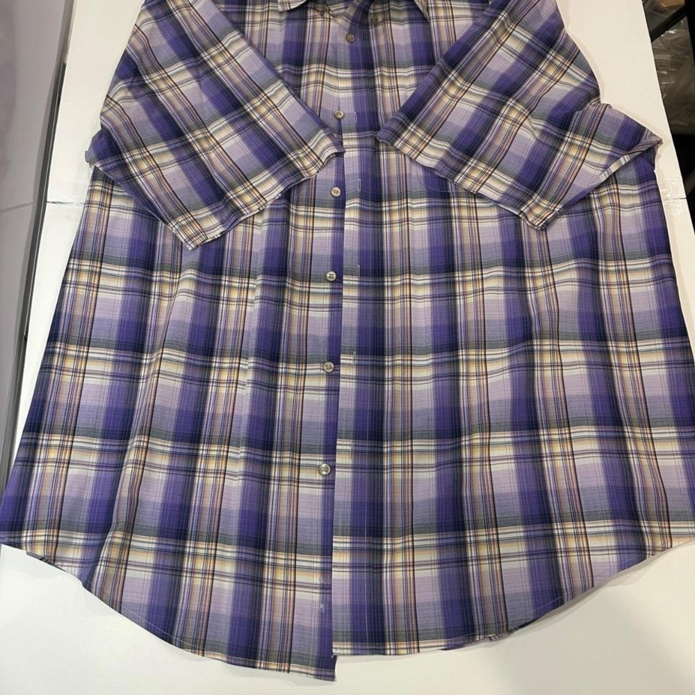 Mens Alexander Julian button down short sleeve shirt 2XLT